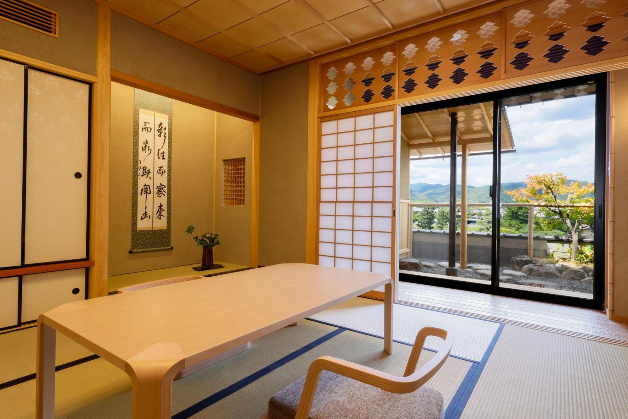 Kyoto Arashiyama Onsen Ryokan Togetsutei ภายนอก รูปภาพ
